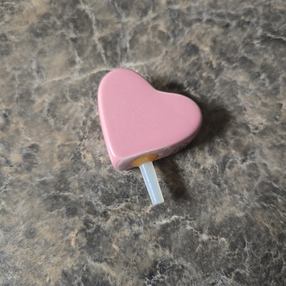 Nora Fleming RETIRED Be mine PINK HEART Mini A154